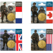  France 1/4 euro UNC 2024 - 80e anniversaire du D-DAY – Débarquement en Normandie