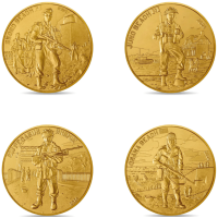 France 1/4 euro UNC 2024 - 80e anniversaire du D-DAY – Débarquement en Normandie France 1/4 euro UNC 2024 - 80e anniversaire du D-DAY – Débarquement en Normandie