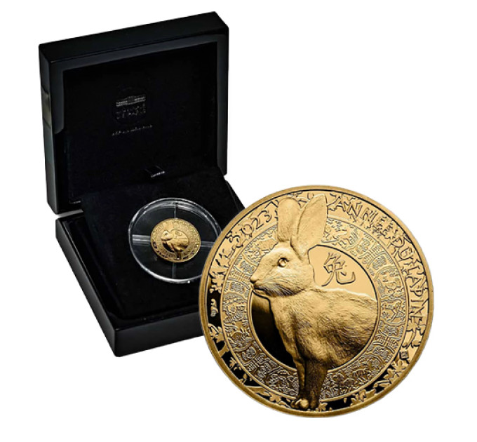 France 50 euros Pièce d'or BE 2023 - Jier fan de Rabbit