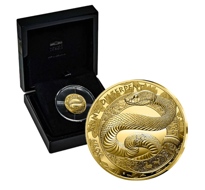 France 50 euros Pièce d'or BE 2025 - Année du Serpent