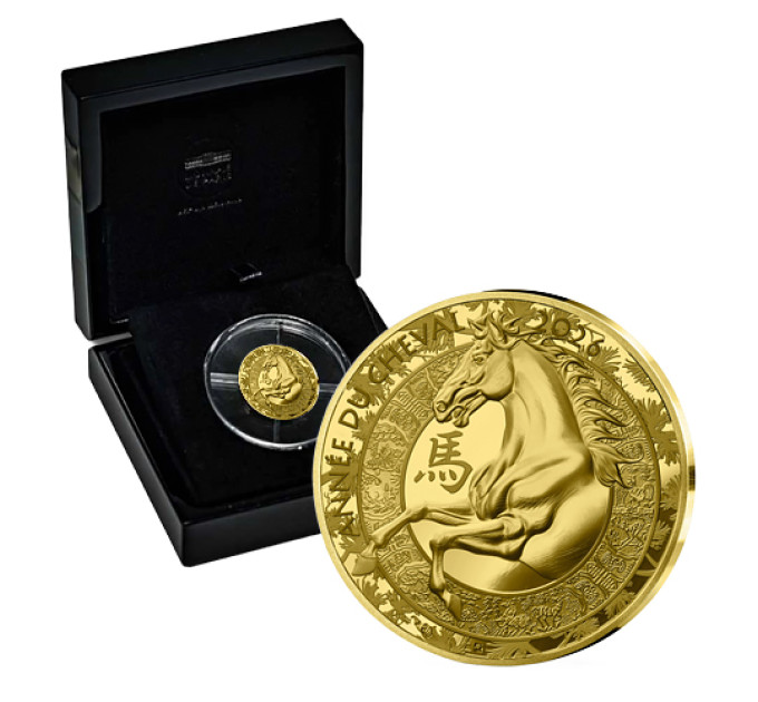 France 50 euros Pièce d'or BE 2026 - Année du Cheval