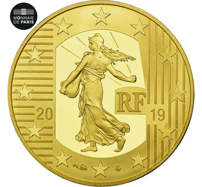 France 50 euros Pièce d'or BE 2019 - Le Semeur - Le Franc Germinal