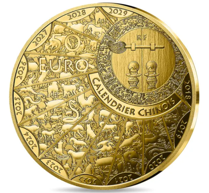 France 50 euros Pièce d'or BE 2023 - Jier fan de Rabbit