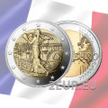 France 2 euros UNC 2023 - Jeux Olympiques Paris 2024 - Le Semeur pratique le pugilisme