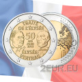 France 2 euros UNC 2013 - 50 ans du traité de l'Elysée