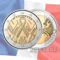 France 2 euros UNC 2014 - Journée mondiale du sida