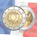 France 2 euros UNC 2015 - 30e anniversaire du drapeau de l'UE