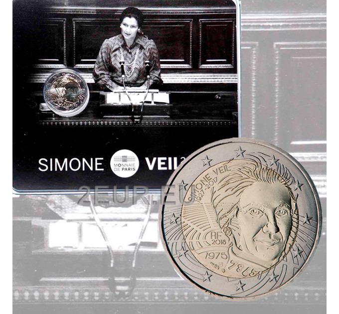 France 2 euros BU 2018 - Simone Veil