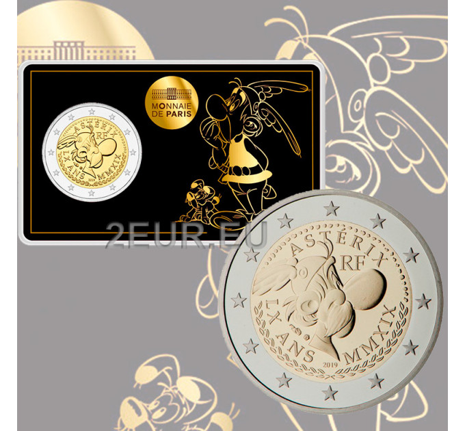 France 2 euros BU 2019 - 60 ans d'Astérix - Astérix et Idéfix
