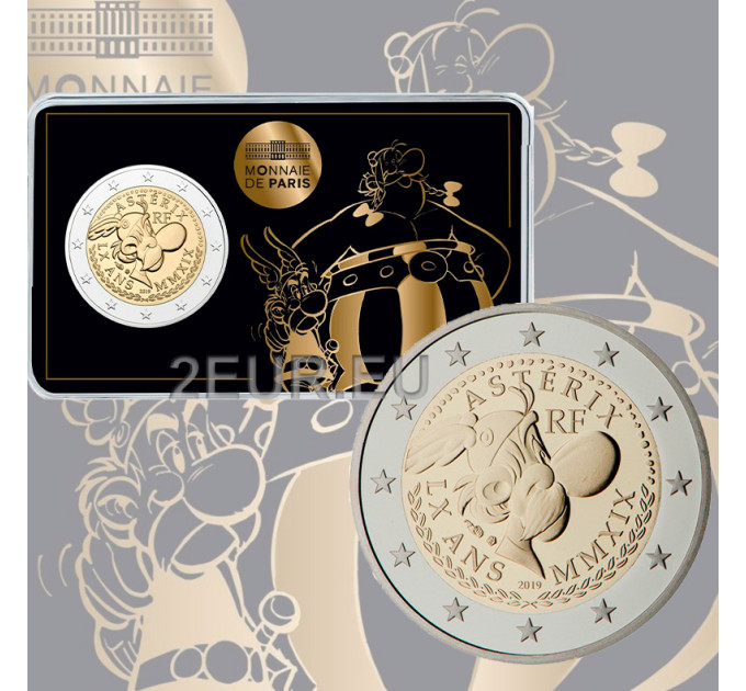 France 2 euros BU 2019 - 60 ans d'Astérix - Astérix et Obélix
