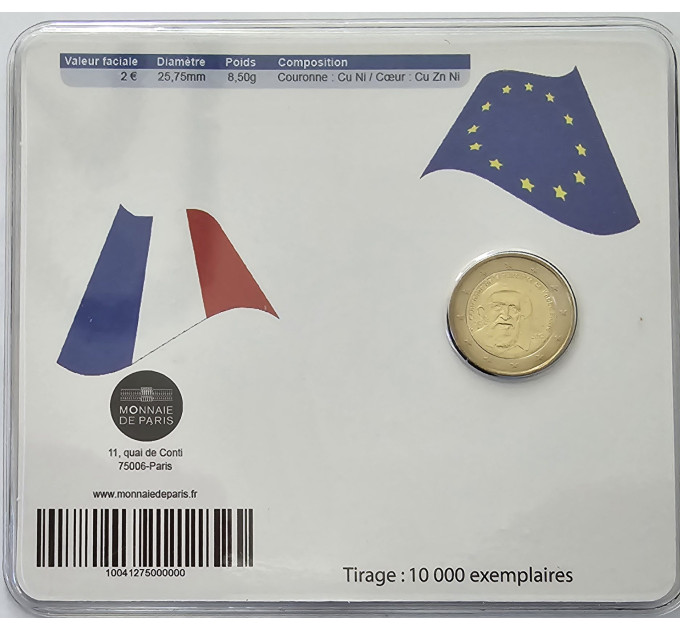 France 2 euros BU 2012 - 100e Anniversaire de la Naissance de l'Abbé Pierre
