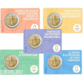 France 2 euros BU 2023 - JO d'été Paris 2024 - Le semeur pratique le pugilisme - 5 pièces