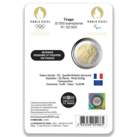France 2 euros BU 2025 - Notre Dame