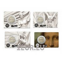 France 2 euros BU 2025 - Musée du Louvre - 4 pièces