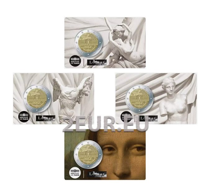 France 2 euros BU 2025 - Musée du Louvre 