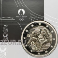 France 2 euros BE 2024 -Jeux Olympiques Paris 2024 - Hercule pratiquant la lutte - Notre Dame