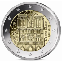 France 2 euros BE 2025 - Notre Dame