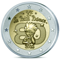 France 2 euros BE 2026 - 80 ans du Petit Prince - polissage inversé