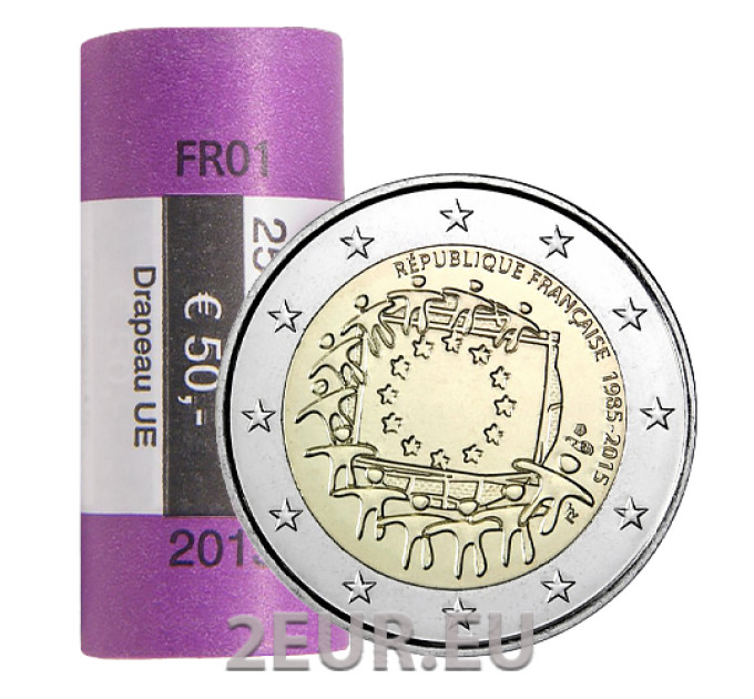 France 2 EURO ROLL 2015 - 30e anniversaire du drapeau de l'UE