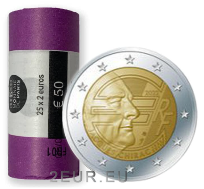 France 2 EURO ROLL 2022 - 20 ans de l'euro - Jacques Chirac