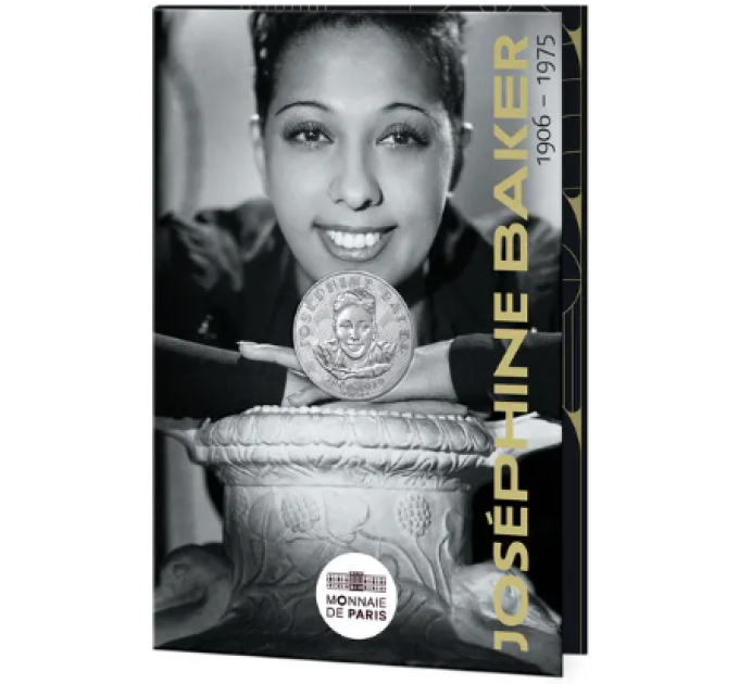 France 10 euros pièce d'argent 2025 - Joséphine Baker