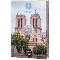 France 10 euros pièce d'argent 2025 - Notre-Dame de Paris