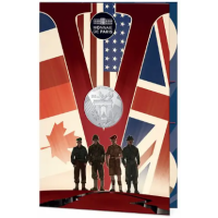 France 10 euros pièce d'argent 2025 - 80 ans du V-E DAY