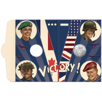 France 10 euros pièce d'argent 2025 - 80 ans du V-E DAY