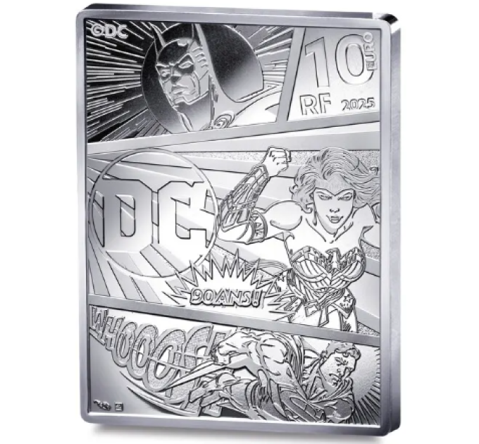 France 10 euros pièce d'argent BE 2025 - DC Comics - Batman
