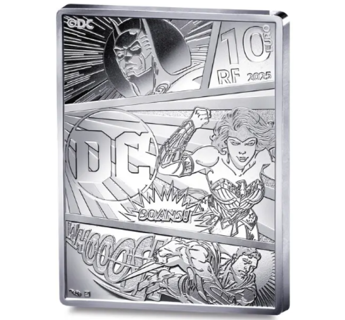 France 10 euros pièce d'argent BE 2025 - DC Comics - Superman