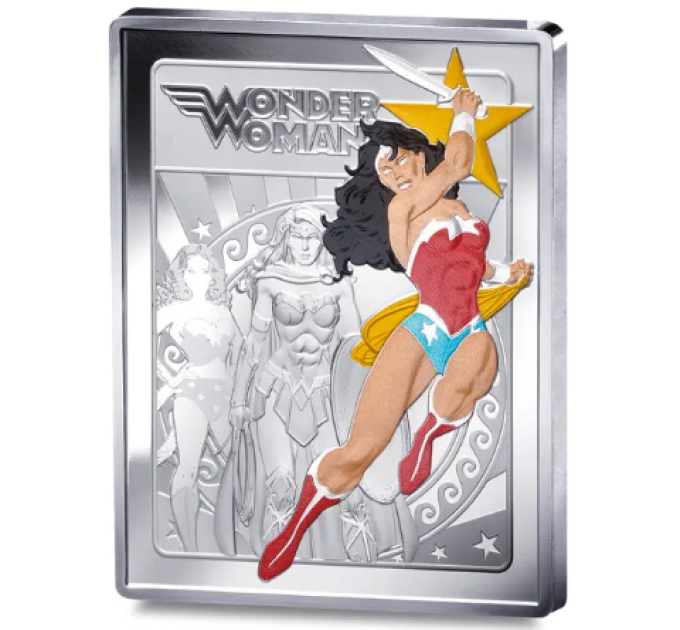 France 10 euros pièce d'argent BE 2025 - DC Comics - Wonder Woman