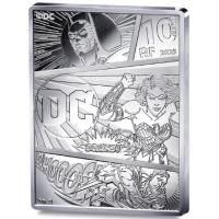 France 10 euros pièce d'argent BE 2025 - DC Comics - Wonder Woman