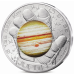 France 10 euros pièce d'argent 2025 - L'Odyssée de l'espace avec Thomas Pesquet - Saturne, Jupiter, Mars, Lune