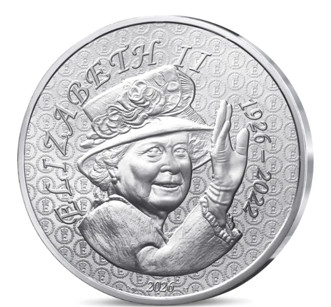 France 10 euros pièce d'argent 2026 - Elizabeth II