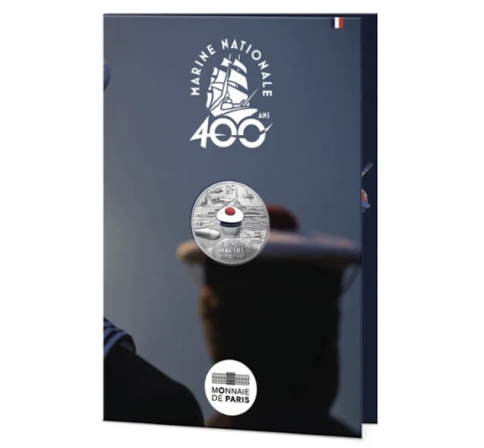 France 10 euros pièce d'argent 2026 - Marine nationale