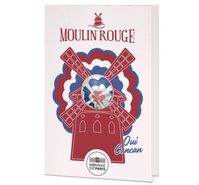 France 10 euros pièce d'argent 2026 - Moulin Rouge