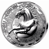 France 20 euros pièce d'argent BE 2026 - L'année du cheval