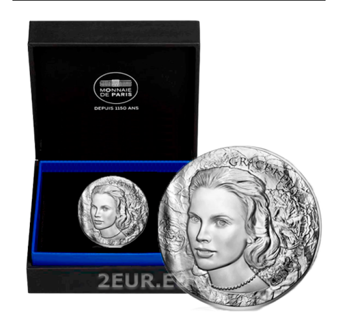 France 10 euros pièce d'argent BE 2022 - Femmes du monde - Grace Kelly