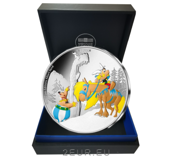France 10 euros pièce d'argent BE 2022 - Astérix et le Griffon