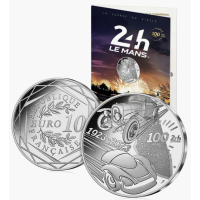France 10 euros pièce d'argent 2023 - 100 ans - 24 Heures du Mans