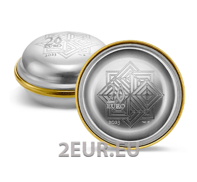 France 10 euros pièce d'argent BE 2023 - Pierre Hermé - Macaron