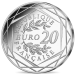 France 20 euros pièce d'argent 2022 - 20 ans de l'euro