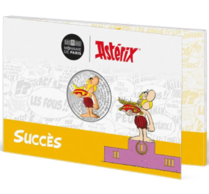 France 50 euros pièce d'argent 2022 - Astérix - Bravo - Succès