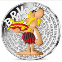 France 50 euros pièce d'argent 2022 - Astérix - Bravo - Succès