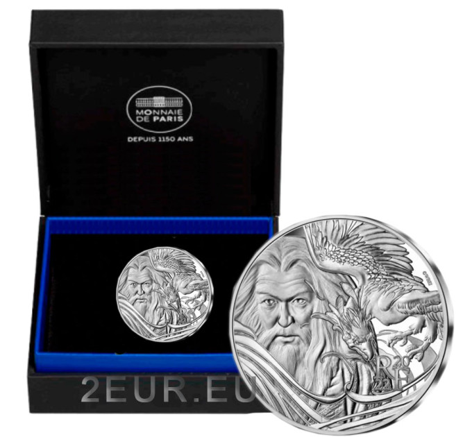France 10 euros pièce d'argent BE 2022 - Harry Potter - Albus Dumbledore
