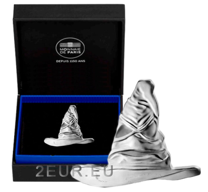 France 10 euros pièce d'argent BE 2022 - Harry Potter - Choixpeau magique