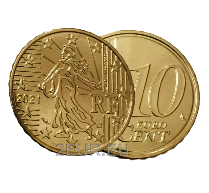 France 10 cents UNC 2021