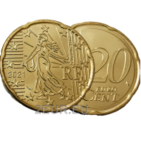 France 20 cents UNC 2021