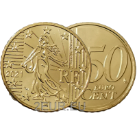 France 50 cents UNC 2021