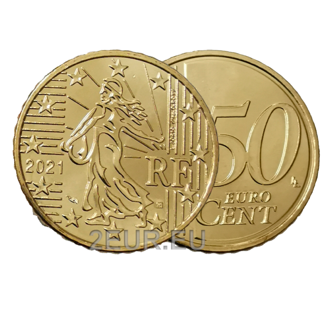 France 50 cents UNC 2021